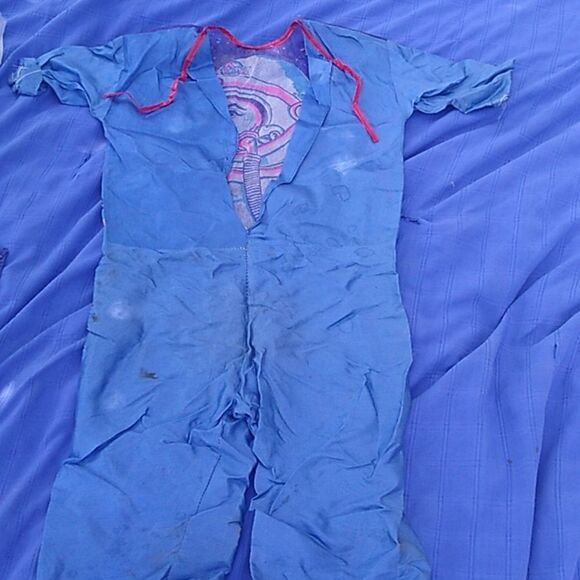 Antique Halloween Astro Astronaut Costume with Mask - Picture 6 of 9